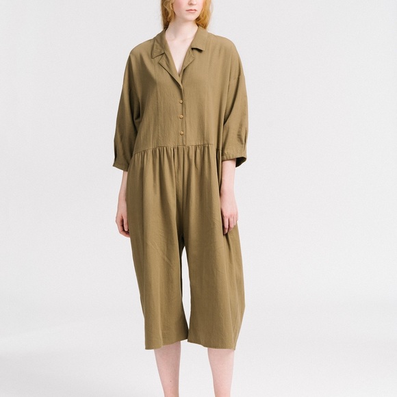 Ilana Kohn Cotton Harrison Oversized Jumpsuit - Picture 1 of 6